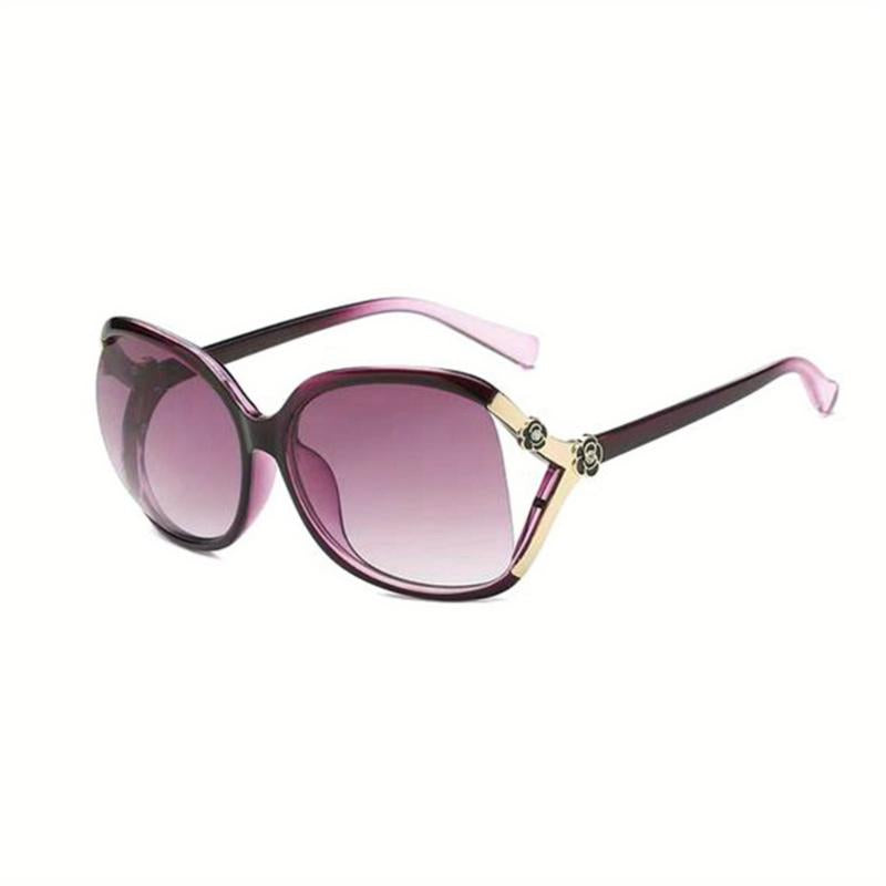 Retro Oversized Square Fashion Glasses Fashion Gradient Shades Big Frame Fashion Glasses for Women, 6.69 * 3.15 * 1.18Inch